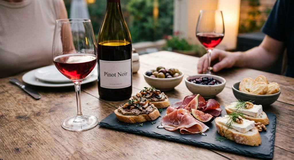 What Are Some Good Appetizers to Pair with Pinot Noir