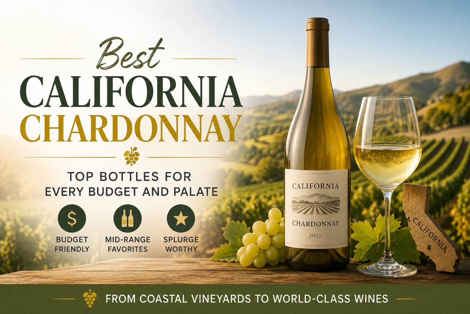 Best California Chardonnay: Top Bottles for Every Budget and Palate (2026)
