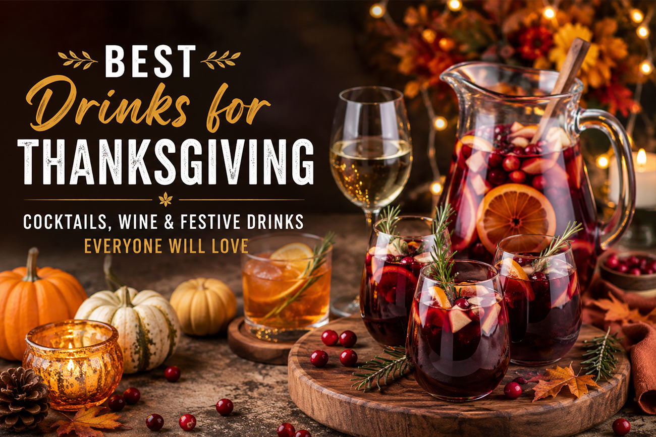 Best Drinks for Thanksgiving: Cocktails, Wine & Festive Drinks Everyone Will Love
