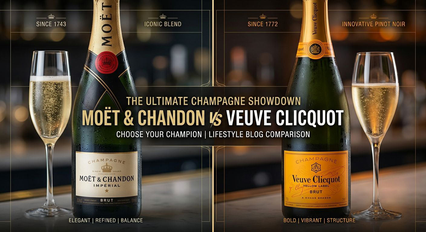 Moet Chandon vs Veuve Clicquot