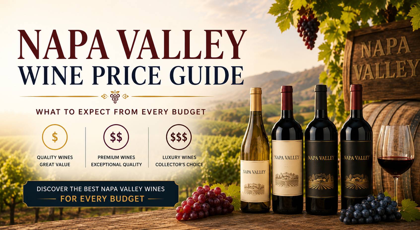 Napa Valley Wine Prices Guide From Affordable to Luxury Bottles