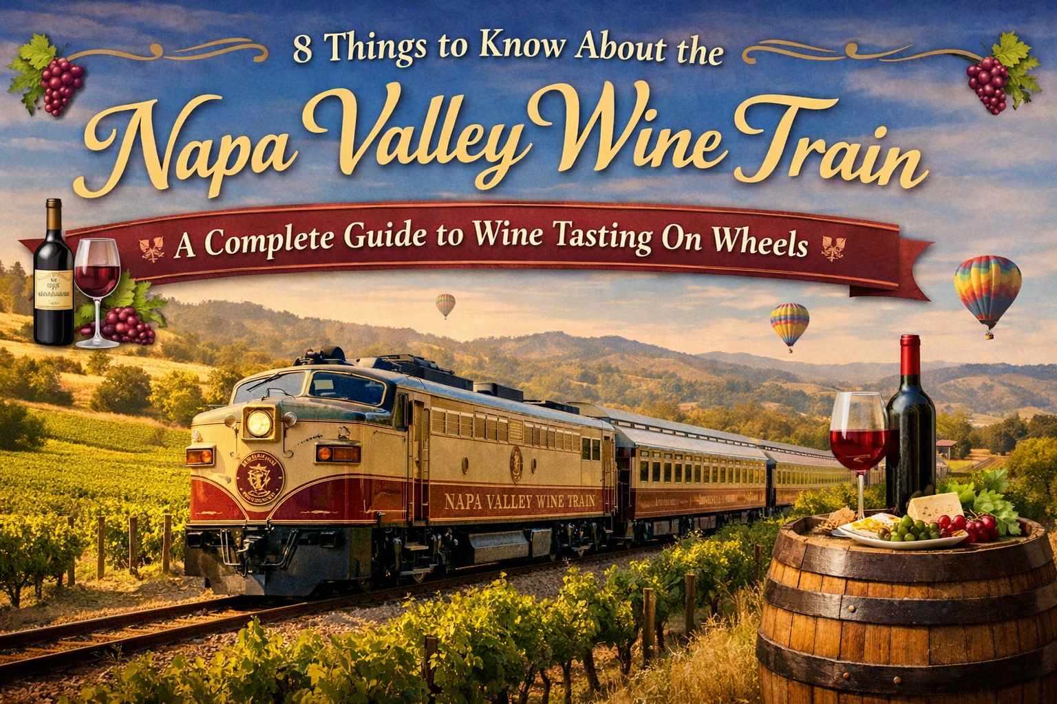 8 Things to Know About the Napa Valley Wine Train - Guide to Wine Tasting On Wheels