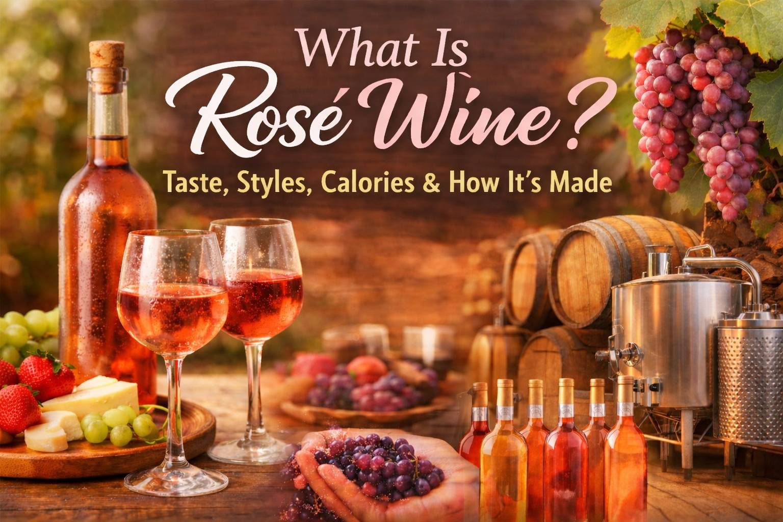 What Is Rosé Wine? Taste, Styles, Calories & How It’s Made