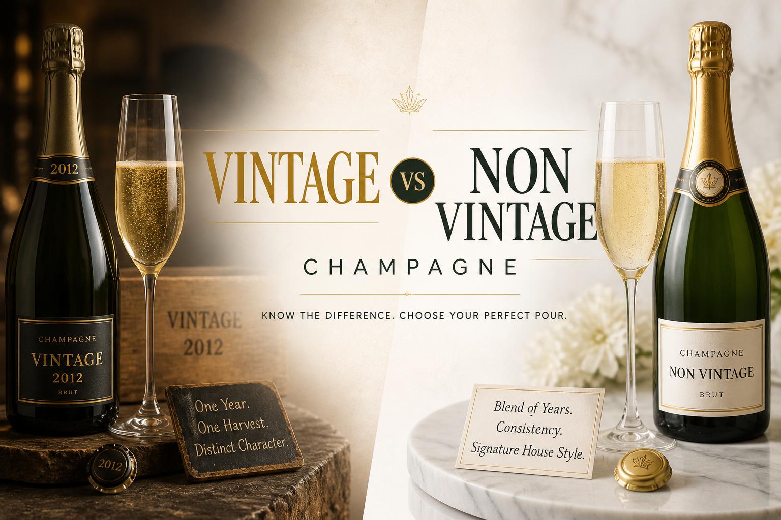 Vintage vs Non-Vintage Champagne: Key Differences Explained