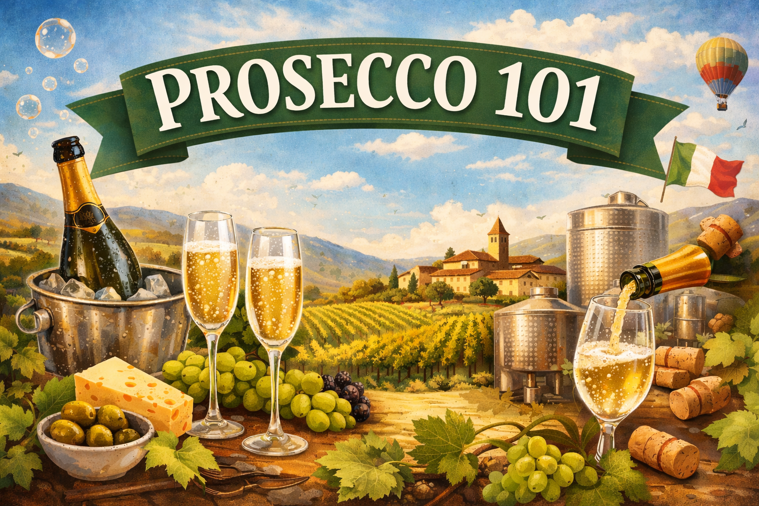Prosecco 101 - What Is Prosecco, How It Tastes, How It’s Made, and Why It’s Loved