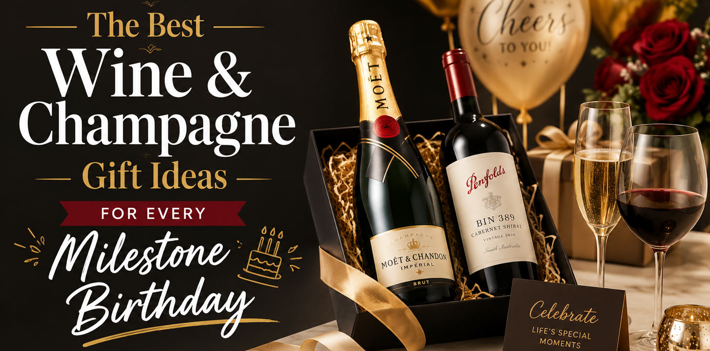 Best Wine & Champagne Gift Ideas for Every Milestone Birthday