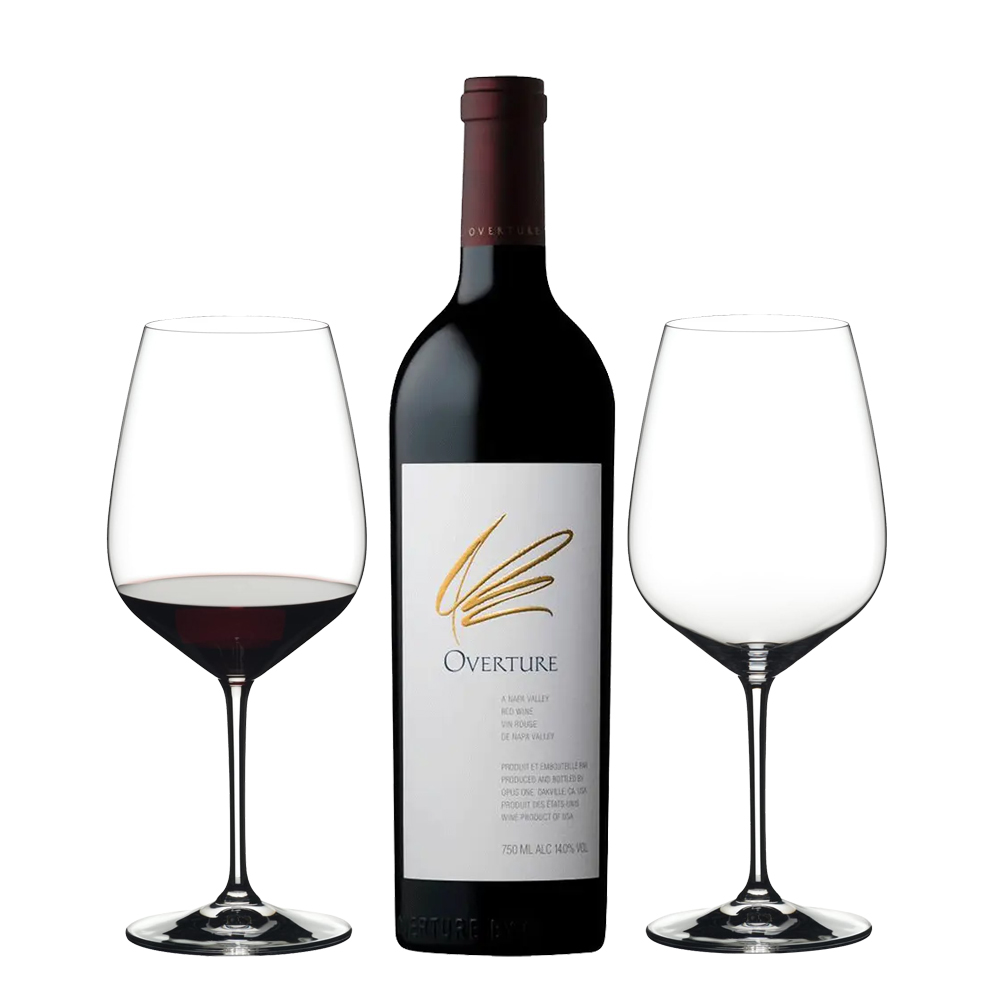 Opus One 2012 & Overture セット Opus One 'Overture' Napa Valley And Riedel Wine Glass Set