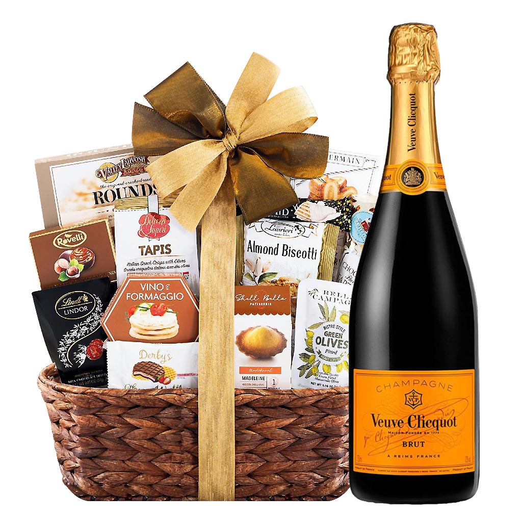 Buy Veuve Clicquot Demi Sec Bon Appetit Gourmet Gift Basket