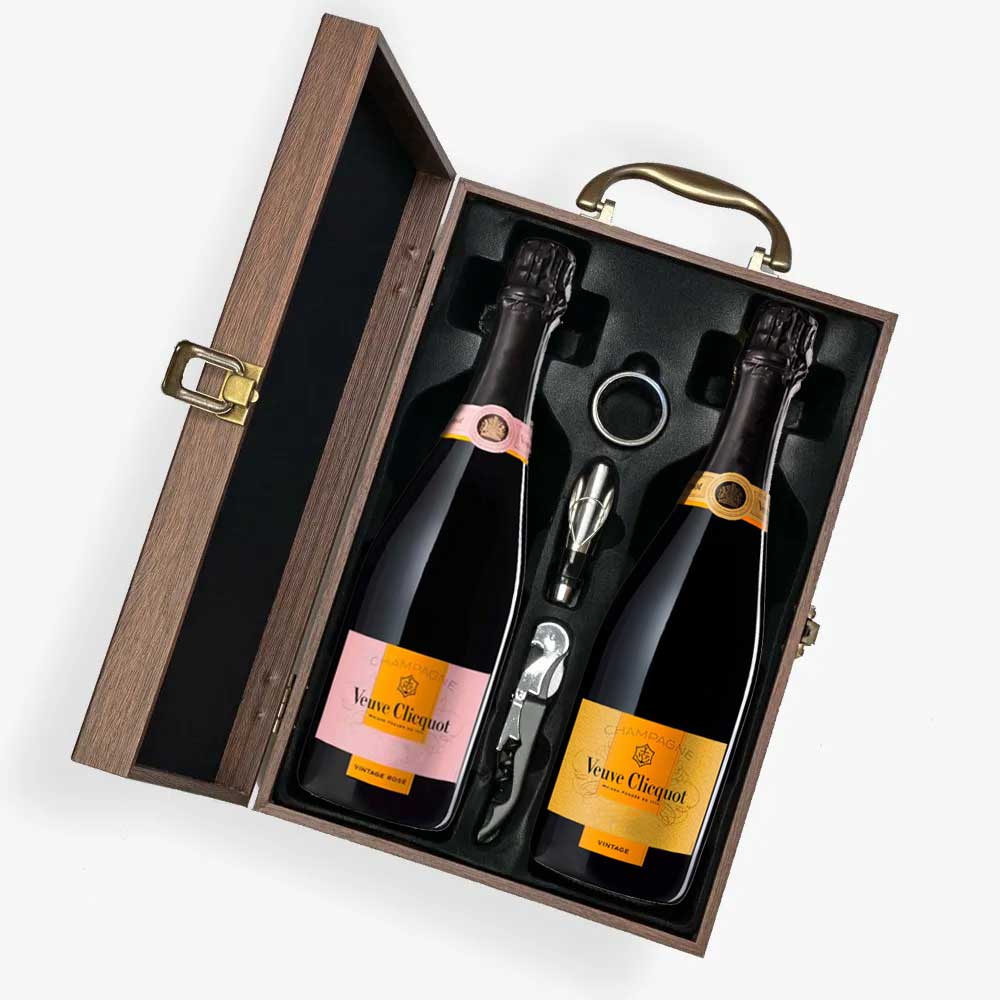 2016 Veuve Clicquot Vintage Brut & Rose Gift Set