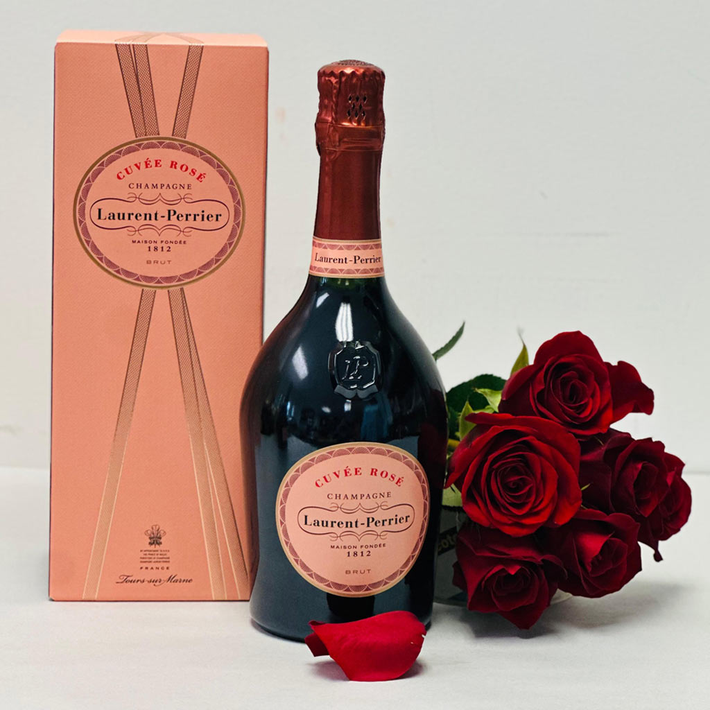 Laurent Perrier Cuvee Rosé Flowers Gift Set
