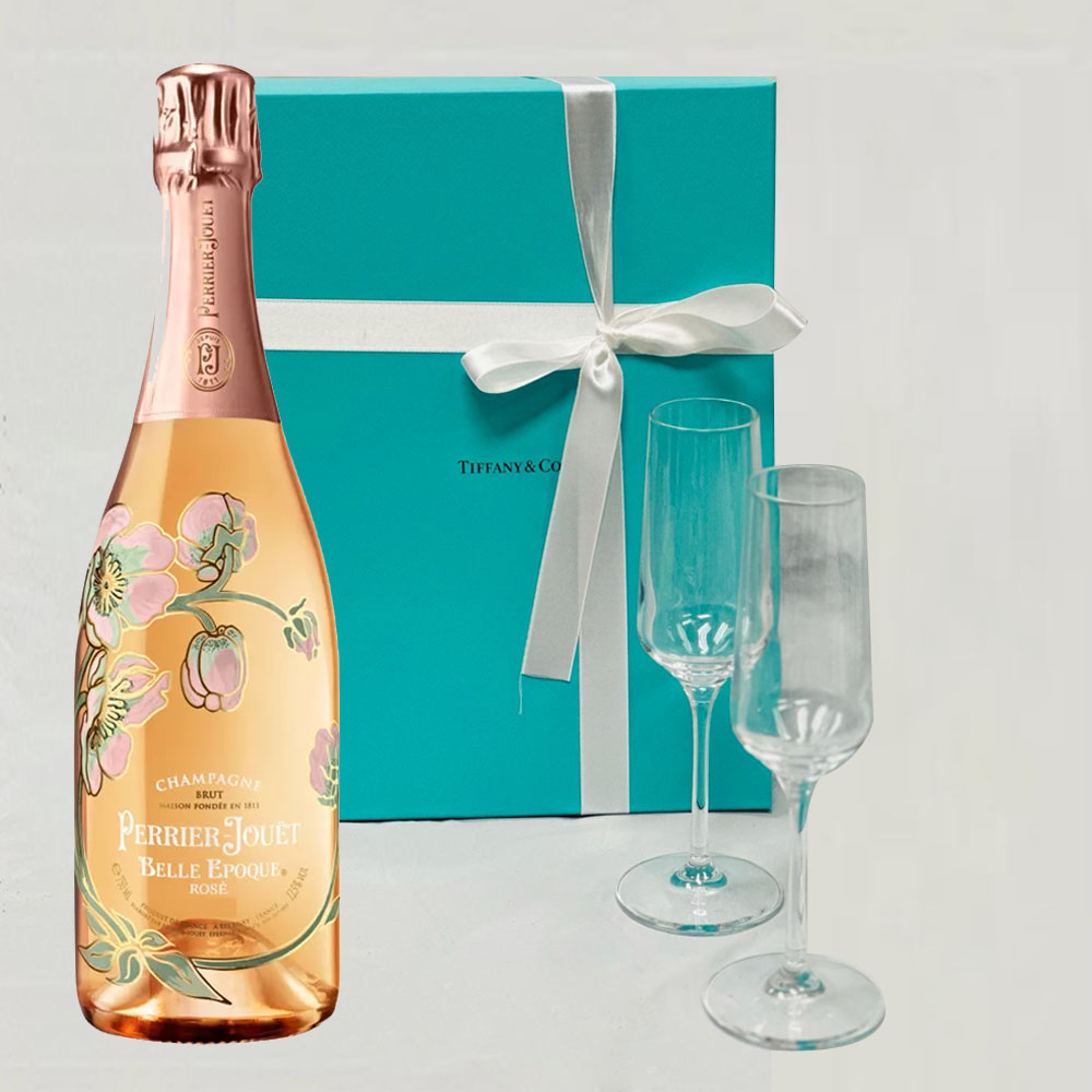 Perrier Jouet Grand Brut And Godiva 26 Pc Chocolate Gift Box