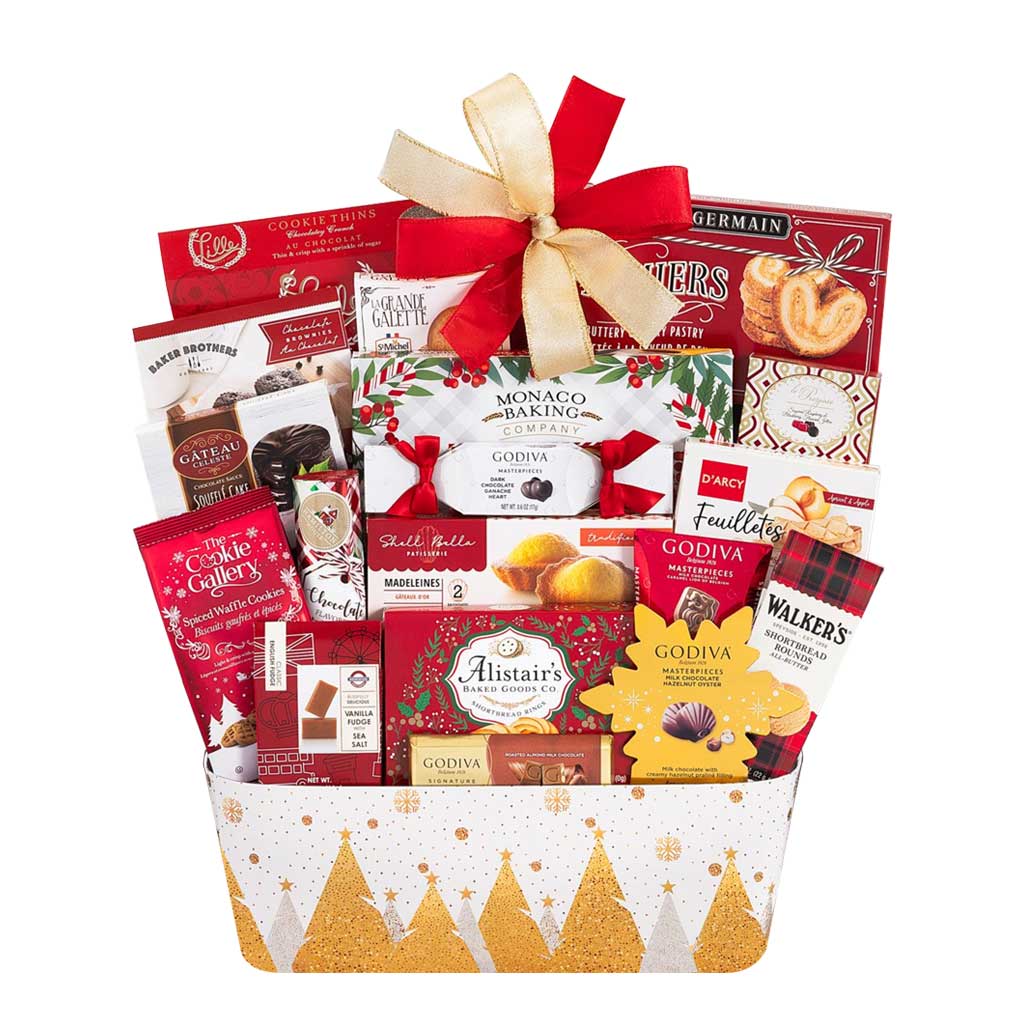 Godiva chocolate wedding gift basket